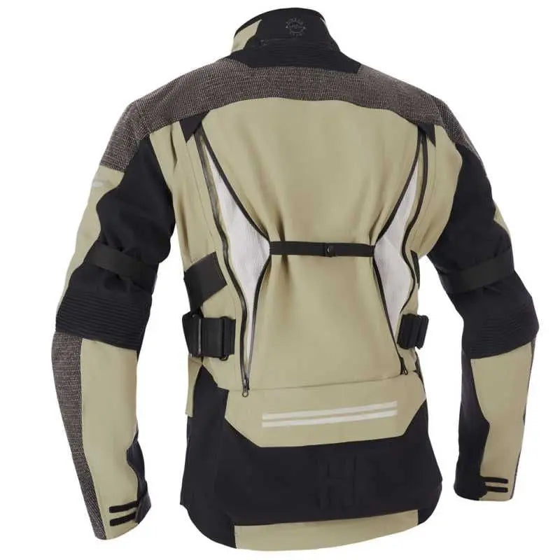 Halvarssons Dalen Textile Jacket Khaki / Black - FREE UK Shipping, FREE 365 Day Returns | Moto Central