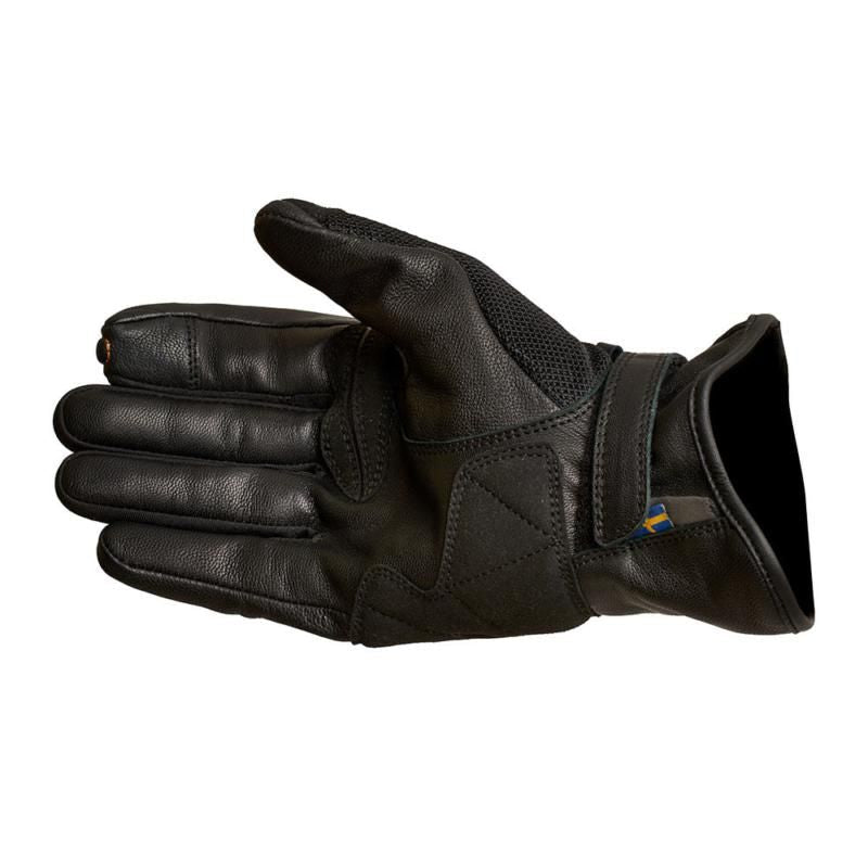 Halvarssons GLA Short Leather / Textile Gloves Black