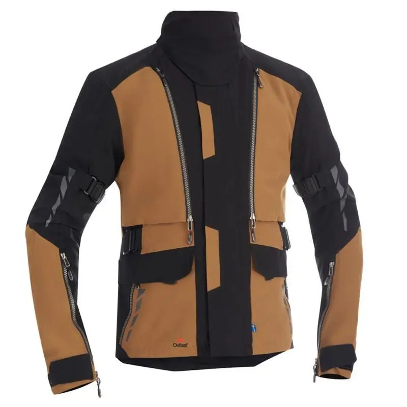 Halvarssons Vinvallen Textile Jacket Brown / Black - FREE UK Shipping, FREE 365 Day Returns | Moto Central