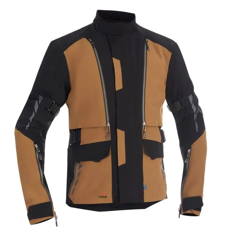 Halvarssons Vinvallen Textile Jacket Brown / Black - FREE UK Shipping, FREE 365 Day Returns | Moto Central