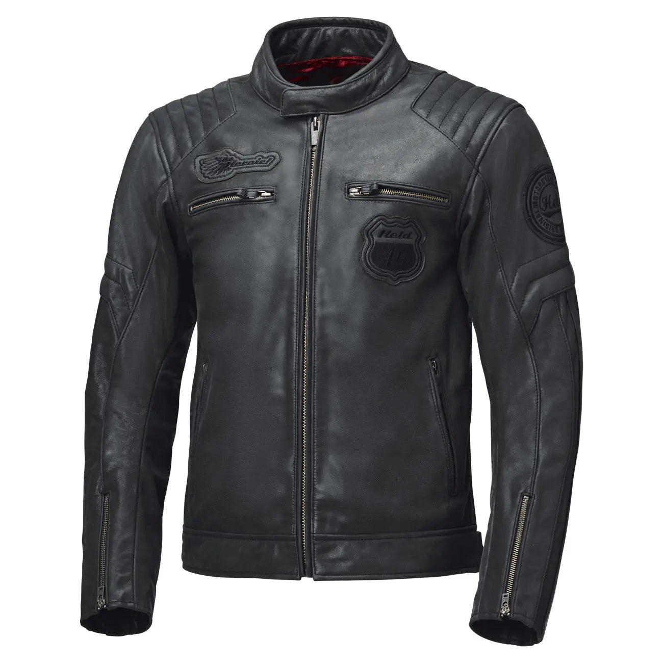 Held Baker 2 Leather Jacket Black - FREE UK Shipping, FREE 365 Day Returns | Moto Central