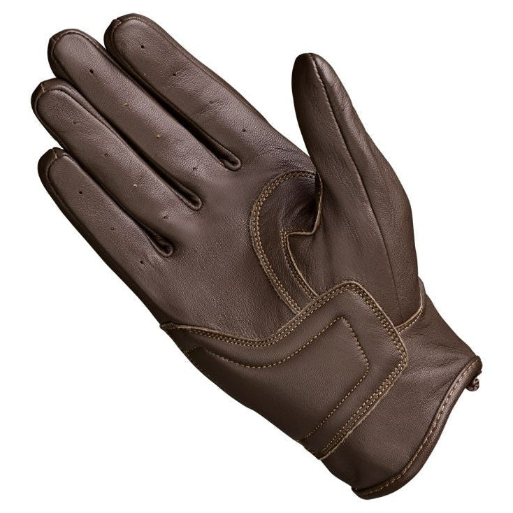 Held Classic Rider Leather Gloves Brown – palm view