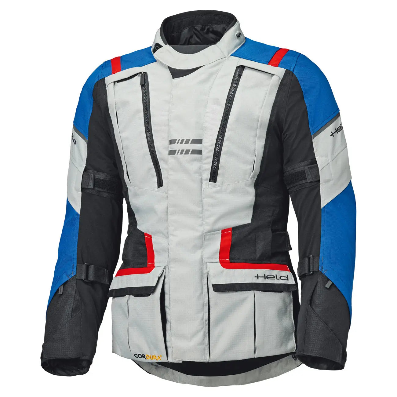 Held Hakuna Matata 3 Top Textile Jacket Grey / Blue - FREE UK Shipping, FREE 365 Day Returns | Moto Central