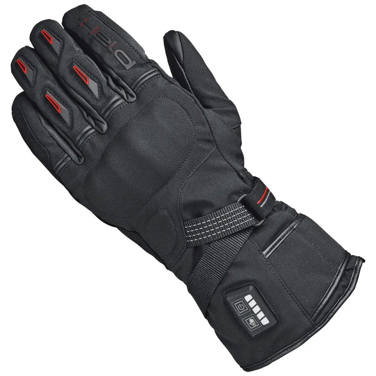 Held Inuit Heated Gloves Black back-of-hand view