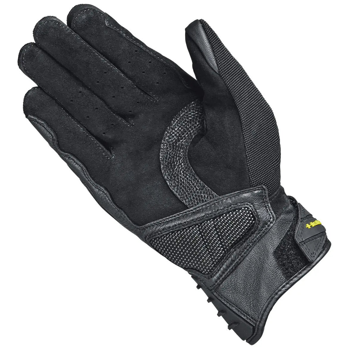 Held Sambia 2 Adventure Leather & Textile Motorcycle Gloves Black, palm view