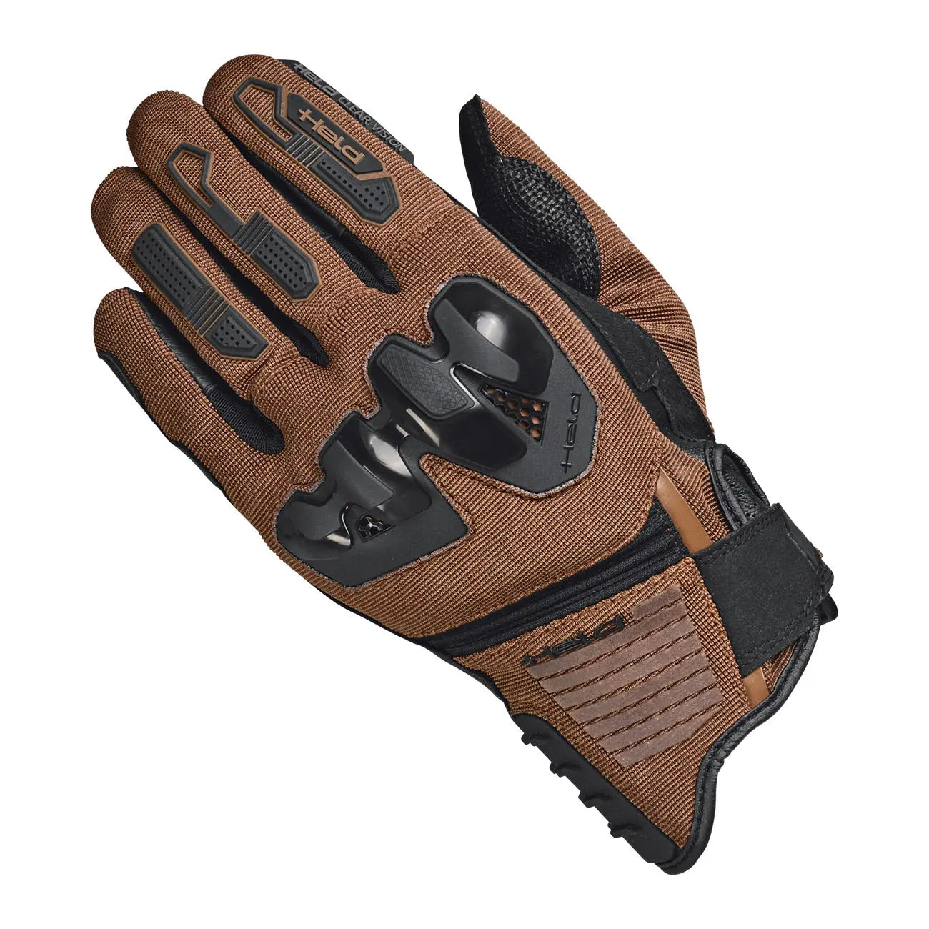 Held Sambia 2 Textile Gloves Brown - FREE UK Shipping, FREE 365 Day Returns | Moto Central