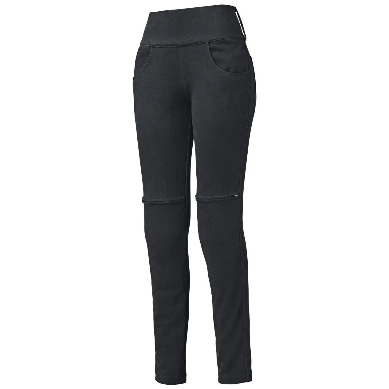 Held Stienna Ladies Leggings Black motorcycle leggings, front view