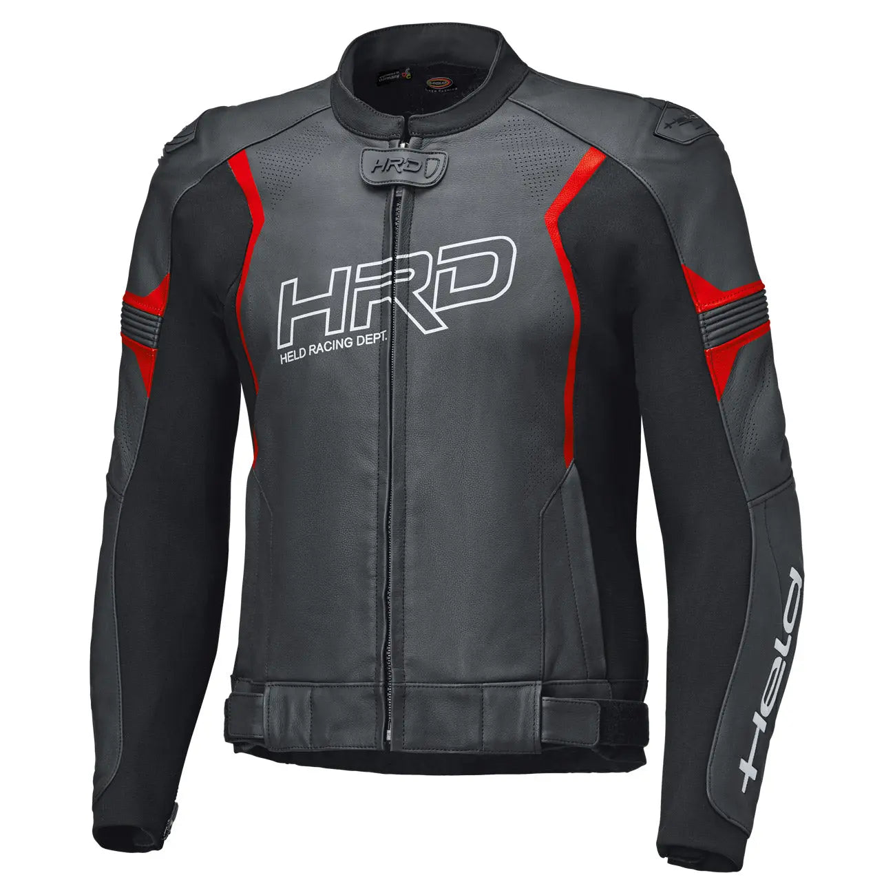 Held Street Rocket 4 Top Leather Jacket Black / Neon Red - FREE UK Shipping, FREE 365 Day Returns | Moto Central