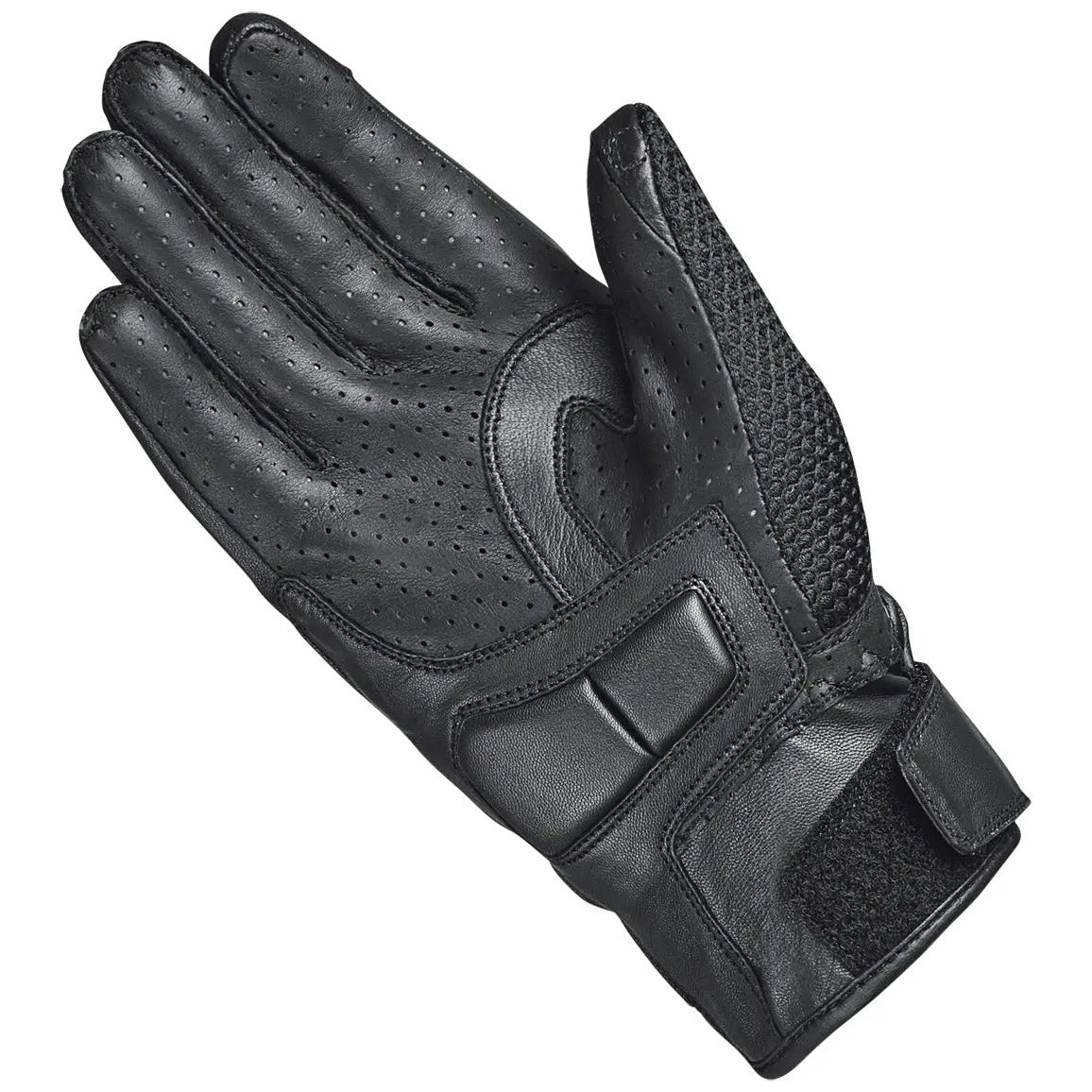 Held Summertime 3 Leather Gloves Black motorcycle glove, palm view