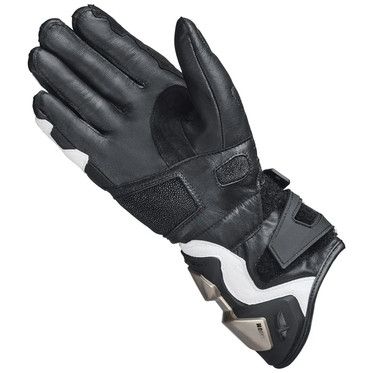 Held Titan XR2 Leather Gloves Black / White motorcycle glove, palm view