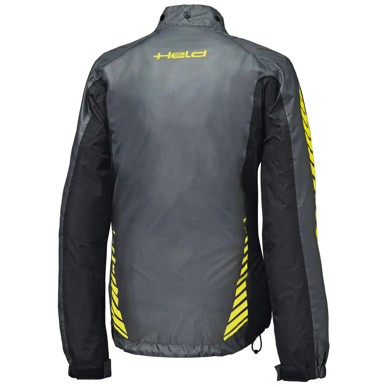 Held Wet Tour 2 Top Ladies Rain Over Jacket Anthracite motorcycle jacket – rear view