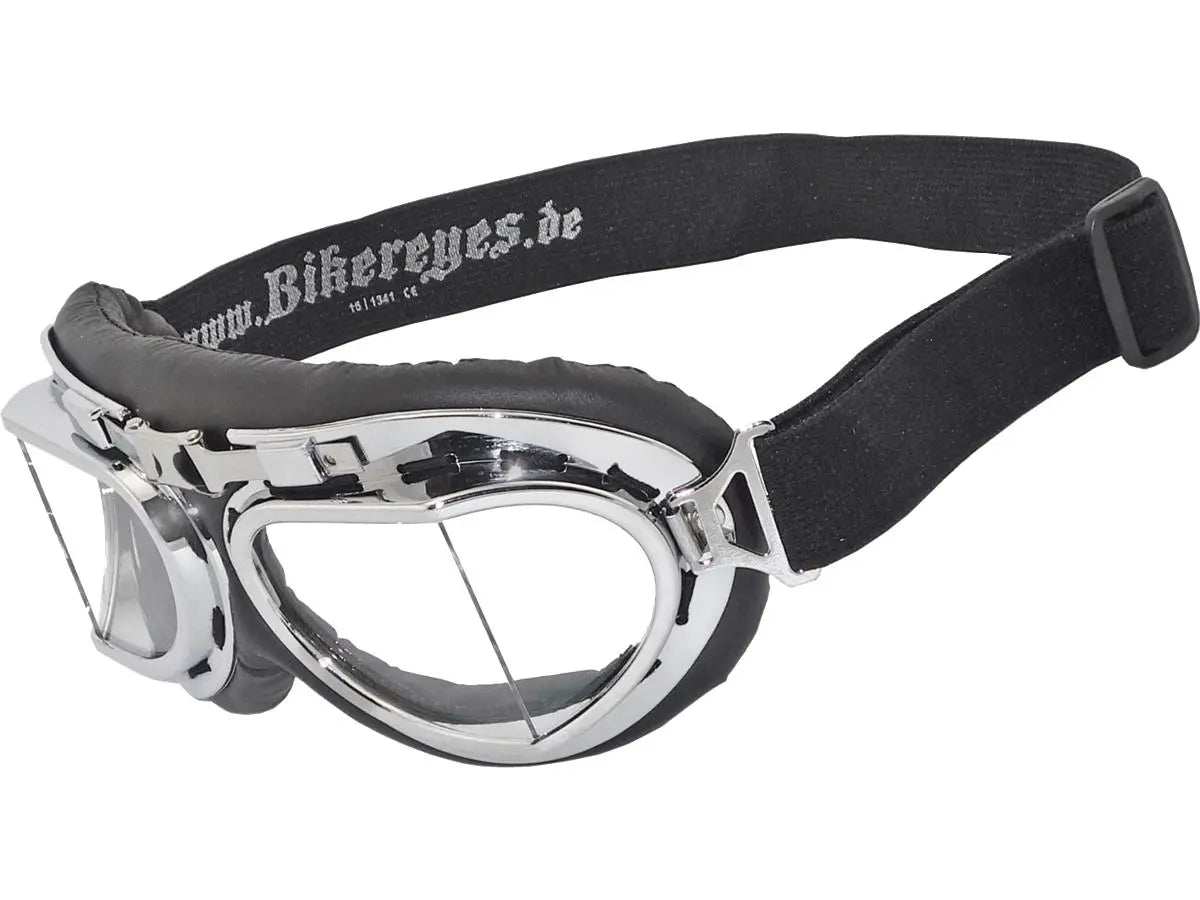 Helly RB-2 Glasses Chrome / Clear - FREE UK Shipping, FREE 365 Day Returns | Moto Central