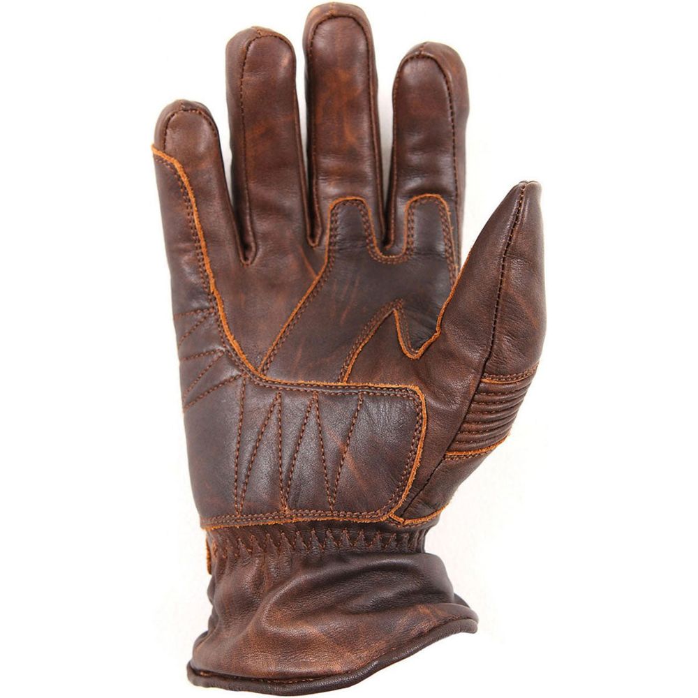 Helstons Boston Summer Leather Gloves Brown