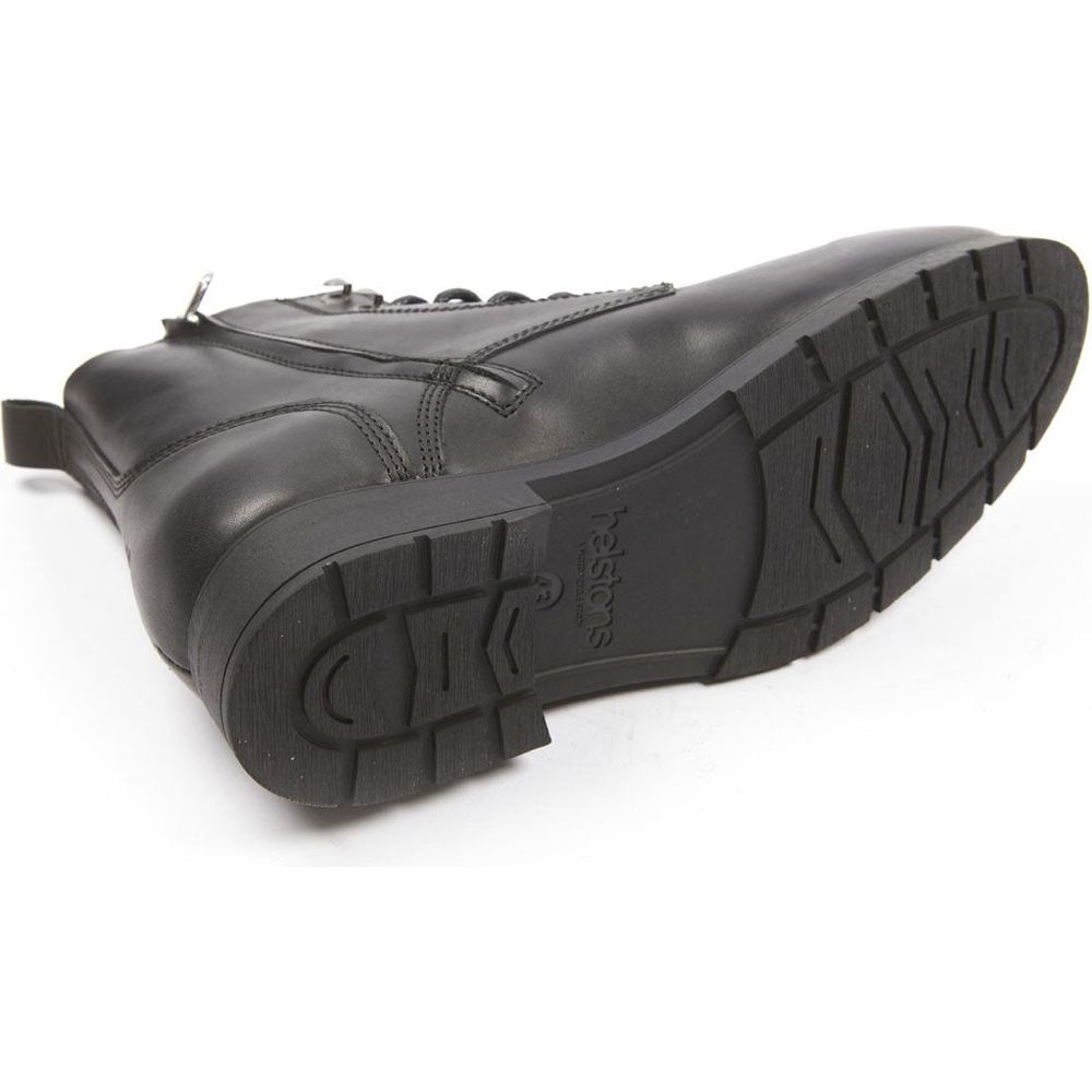 Helstons City Leather Boots Aniline Black