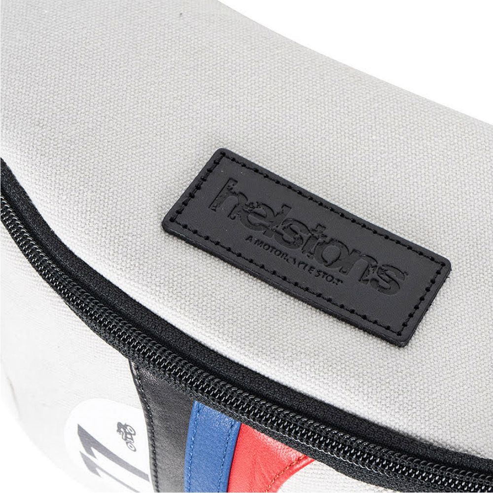 Helstons Clubman Canvas Waist Bag Grey