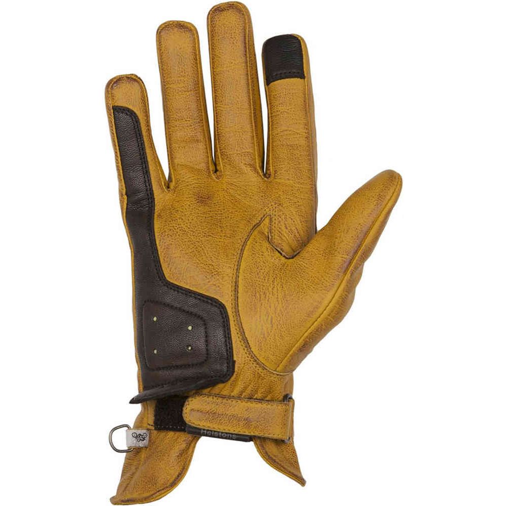 Helstons Condor Summer Leather Gloves Gold / Brown