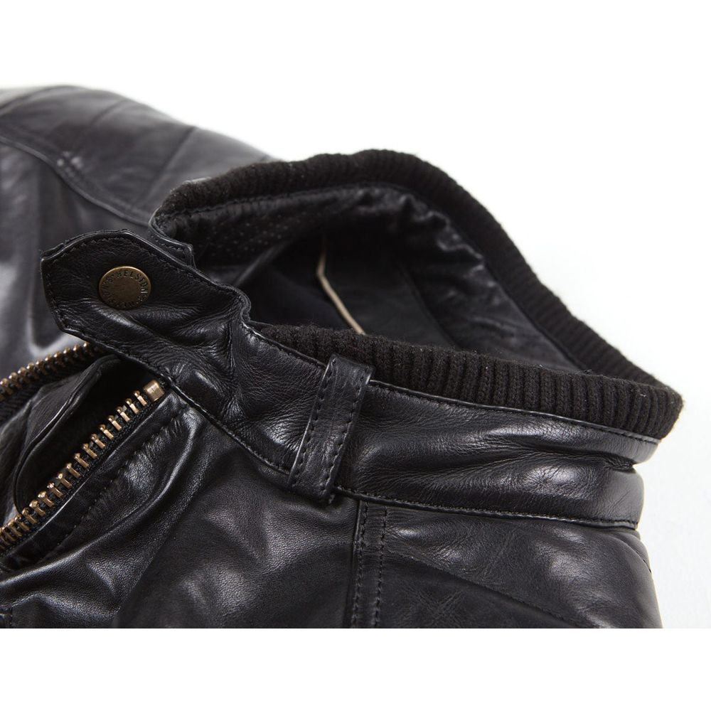 Helstons Cruiser Rag Leather Jacket Black