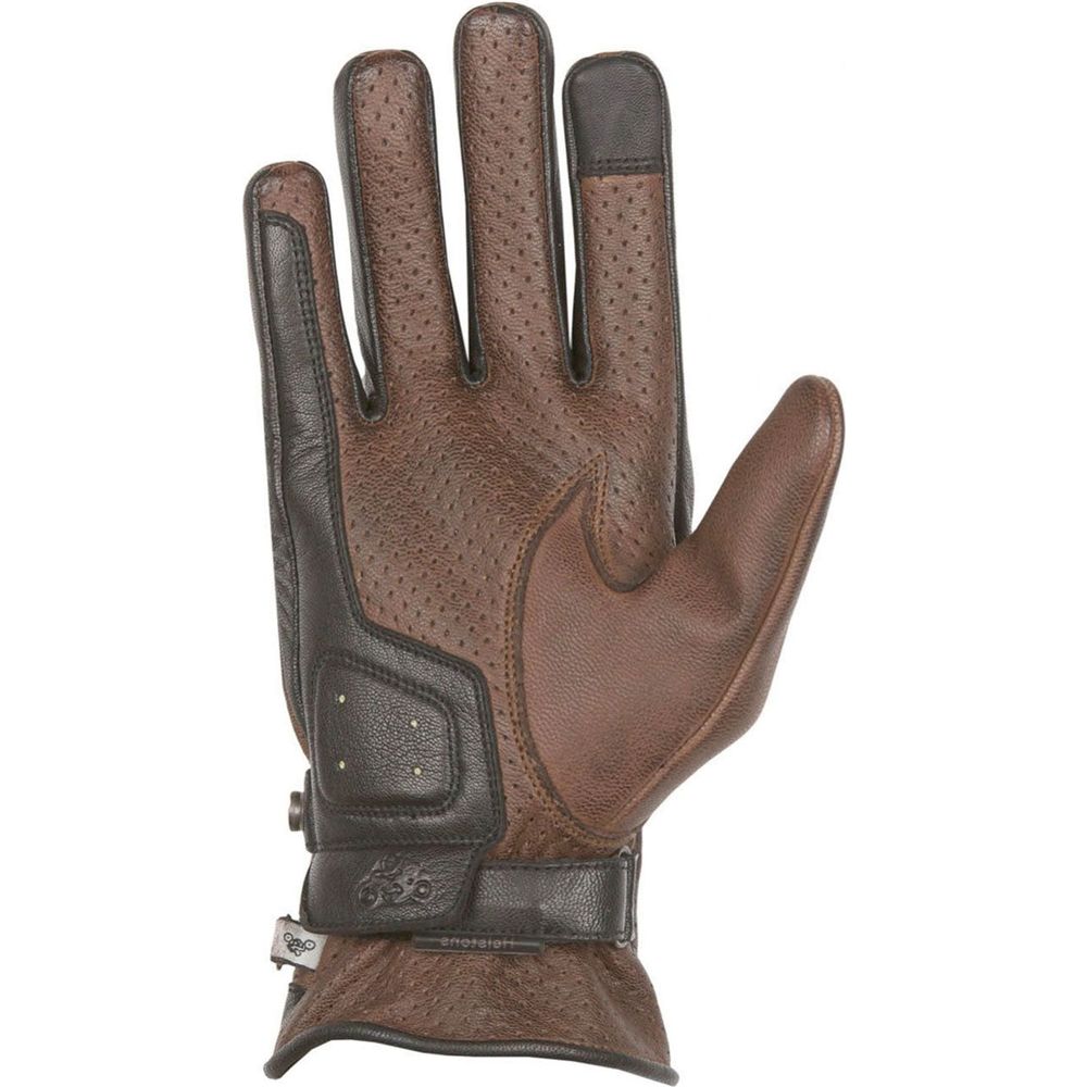 Helstons Eagle Summer Leather Gloves Camel / Black