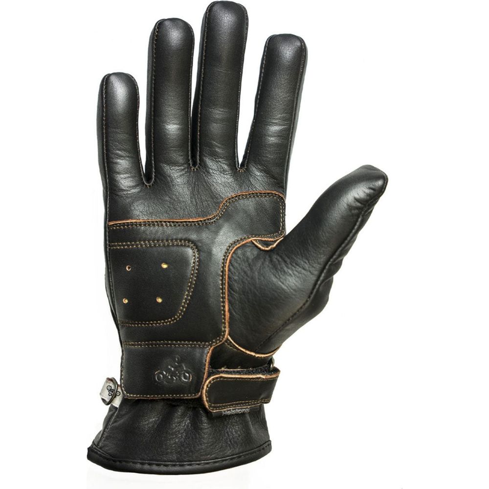 Helstons First Summer Leather Gloves Brown