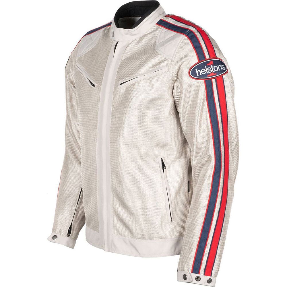 Helstons Pace Air Mesh Textile Jacket Silver