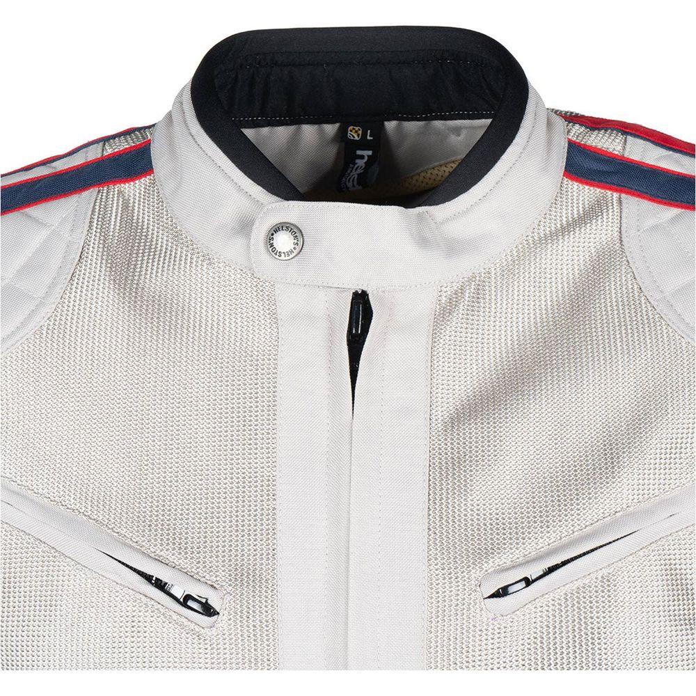 Helstons Pace Air Mesh Textile Jacket Silver