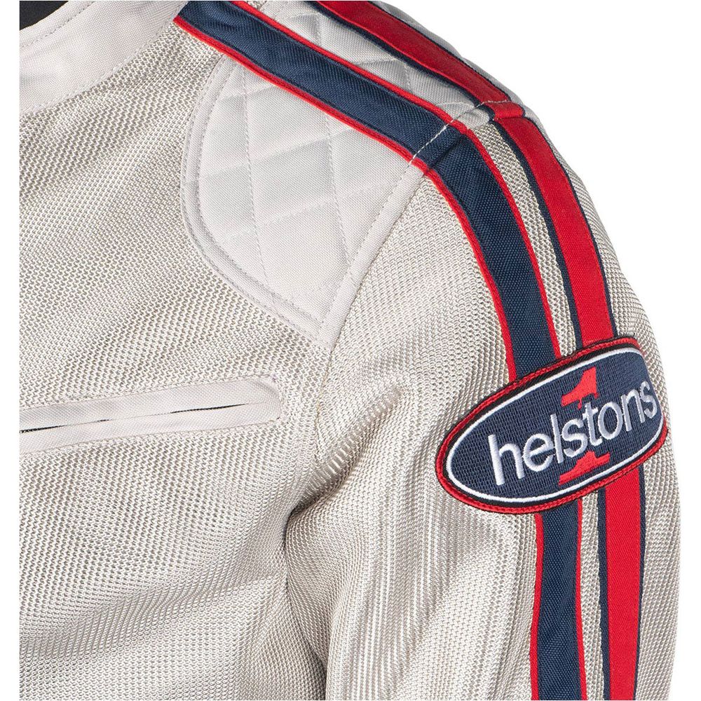 Helstons Pace Air Mesh Textile Jacket Silver