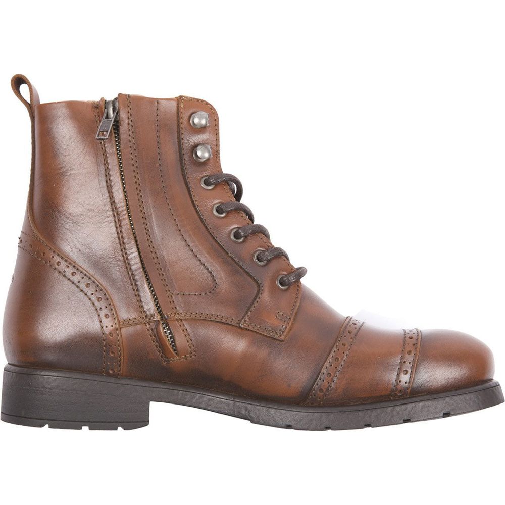 Helstons Travel Leather Boots Aniline Tan