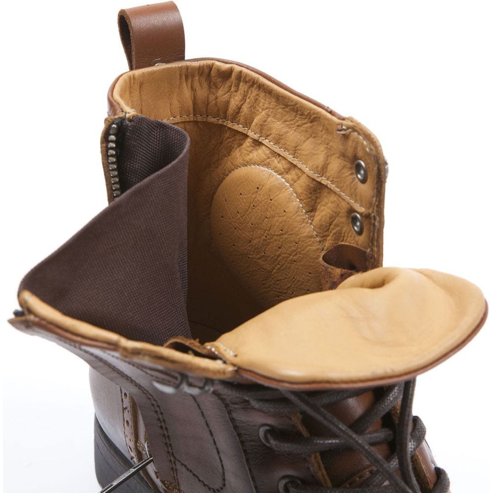 Helstons Travel Leather Boots Aniline Tan