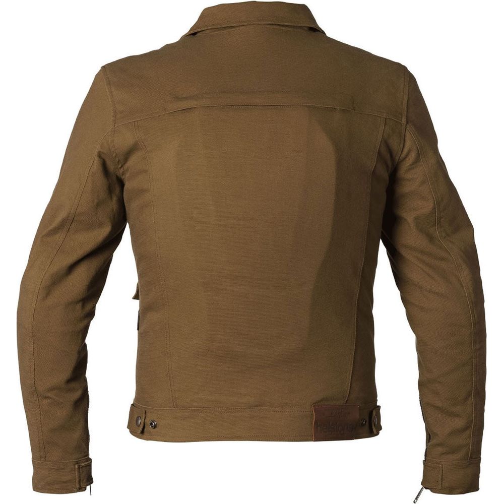 Helstons Yard Cotton Armalith Textile Jacket Khaki