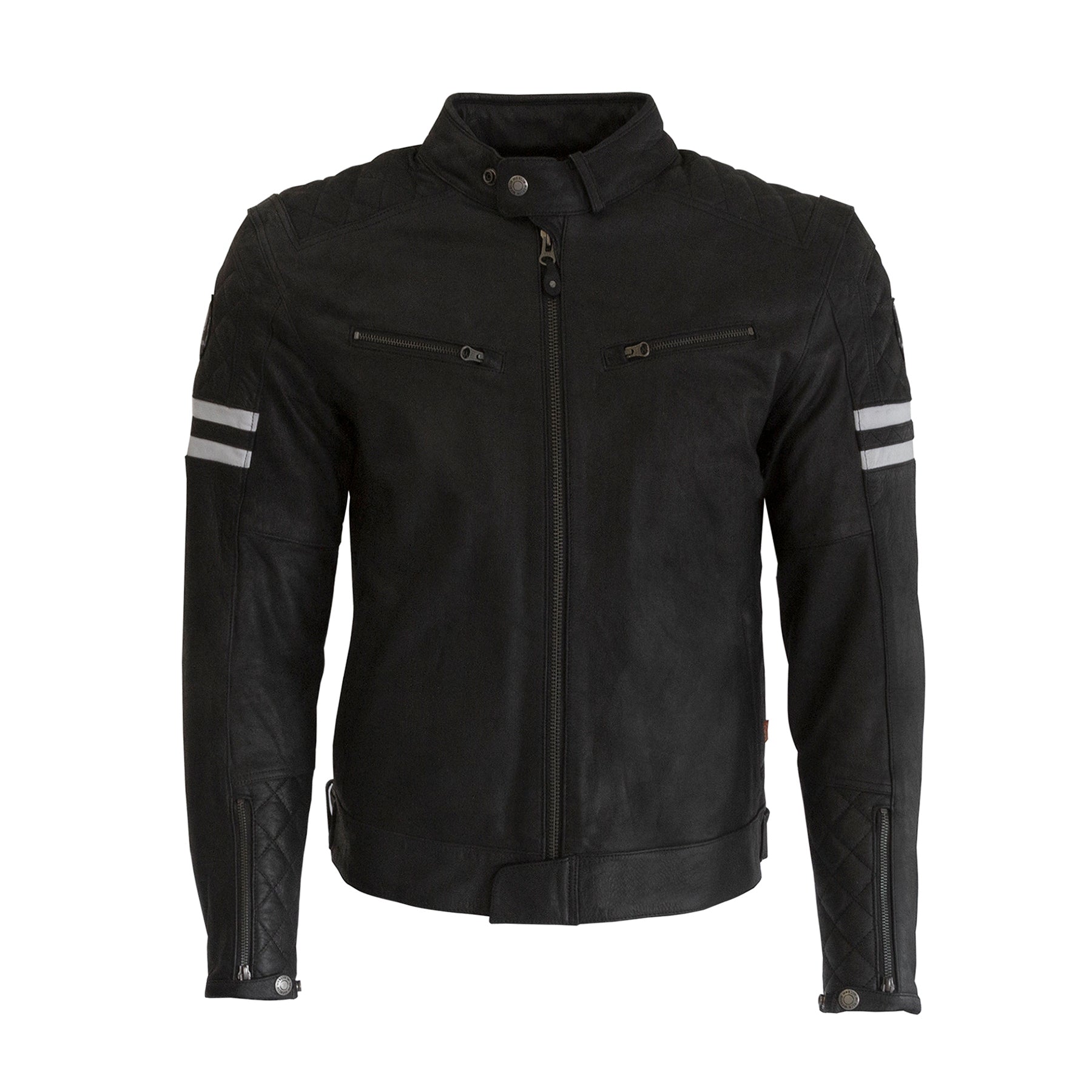 Merlin Hixon 2 D3O Leather Jacket Black FREE UK Delivery, FREE 365 Day Returns | Moto Central