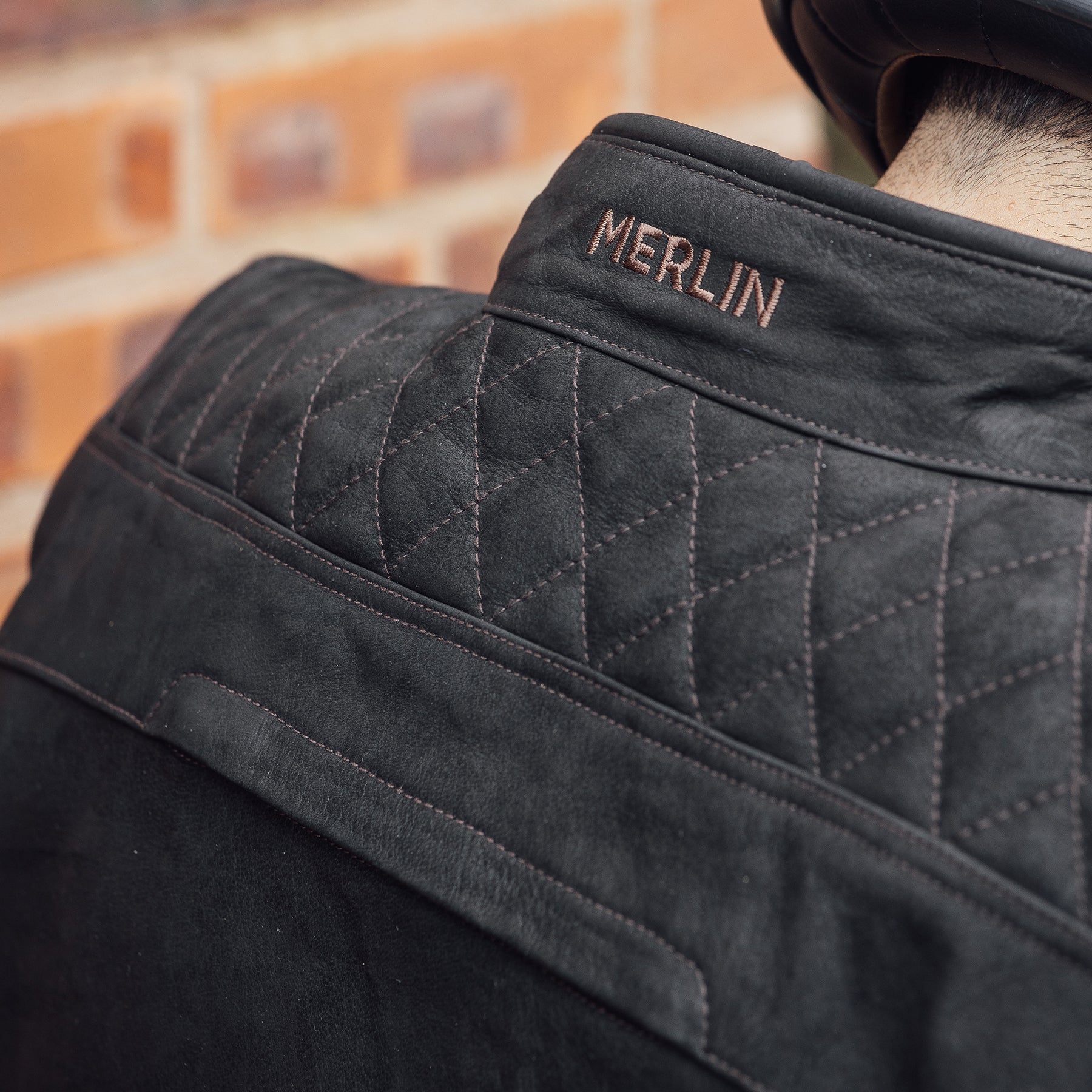 Merlin Hixon 2 D3O Leather Jacket Brown FREE UK Delivery, FREE 365 Day Returns | Moto Central