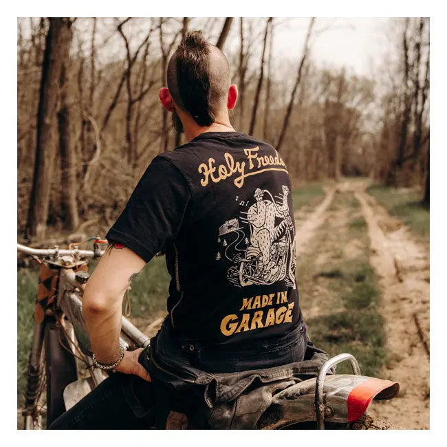 Holy Freedom Yeti T-Shirt Black - FREE UK Shipping, FREE 365 Day Returns | Moto Central