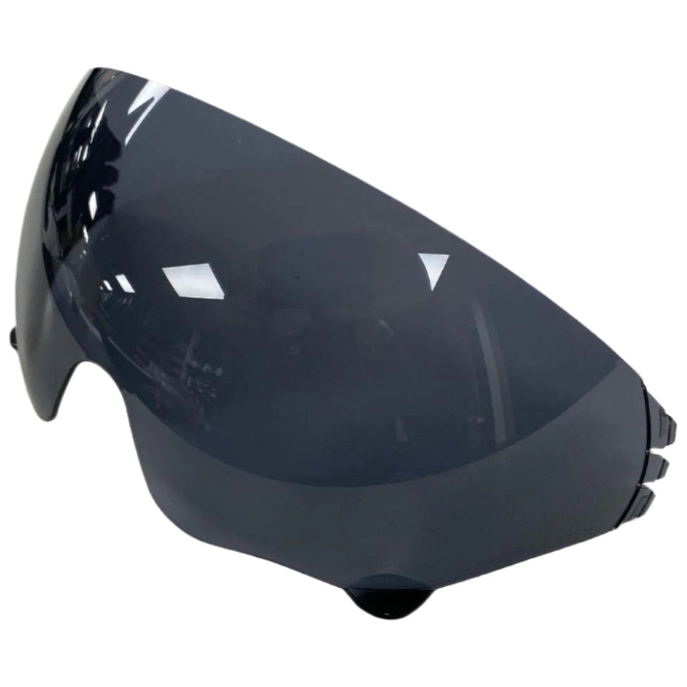 HJC E Marked Sun Visor Dark Smoke For IS 04 / FG 70 Helmets, on white background