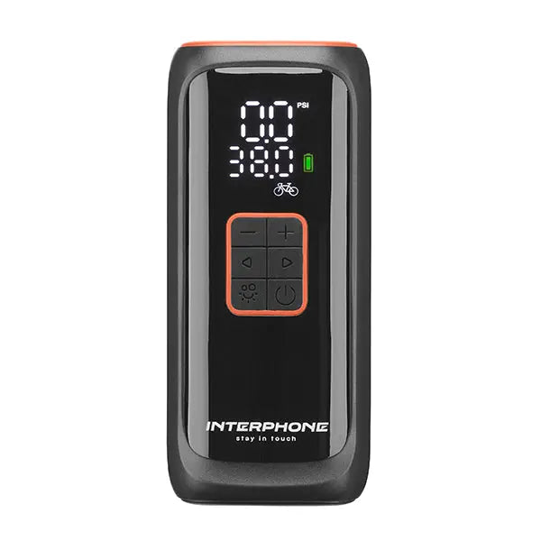 Interphone Smart Air Compressor - 4000Mah FREE UK Delivery, FREE 365 Day Returns | Moto Central
