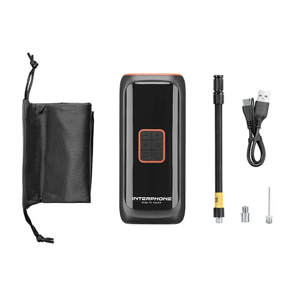 Interphone Smart Air Compressor - 4000Mah FREE UK Delivery, FREE 365 Day Returns | Moto Central