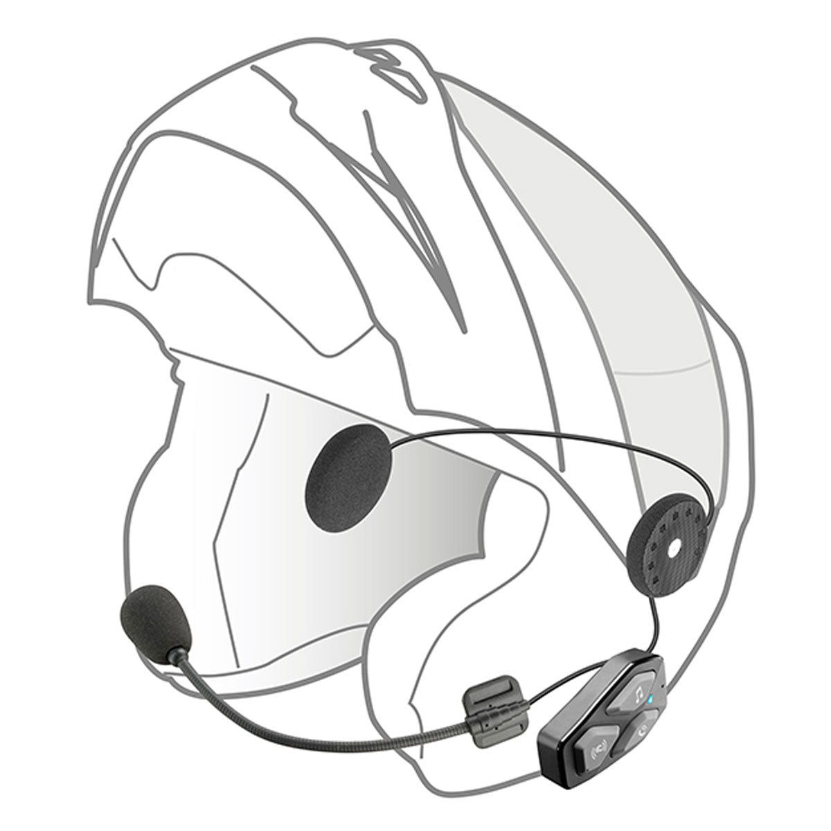 Interphone Ucom 3 Bluetooth Intercommunication System Black - Twin Pack - FREE UK Shipping, FREE 365 Day Returns | Moto Central