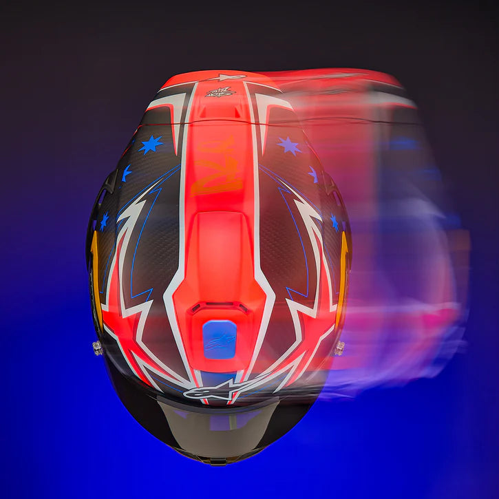 Alpinestars Supertech R10 Jack Miller Carbon / Matt Red - FREE UK Shipping, FREE 365 Day Returns | Moto Central