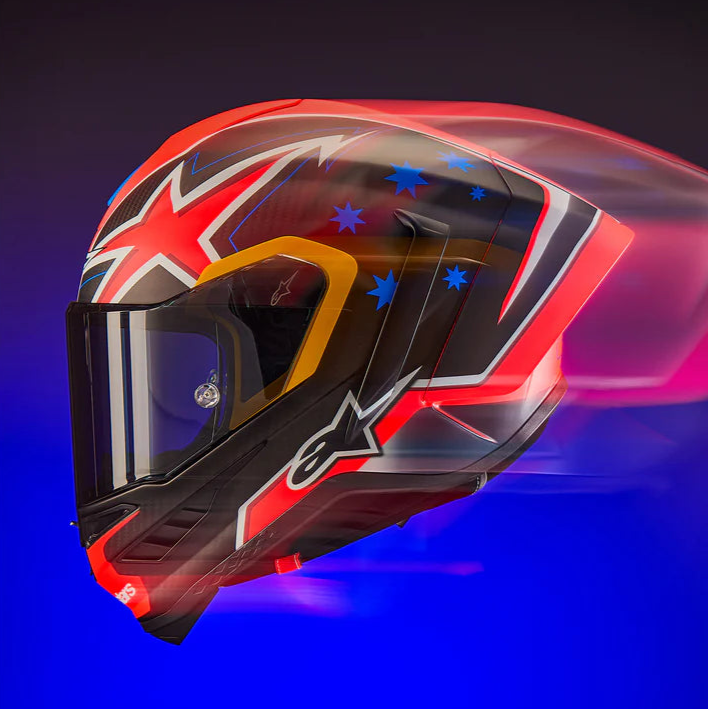 Alpinestars Supertech R10 Jack Miller Carbon / Matt Red - FREE UK Shipping, FREE 365 Day Returns | Moto Central