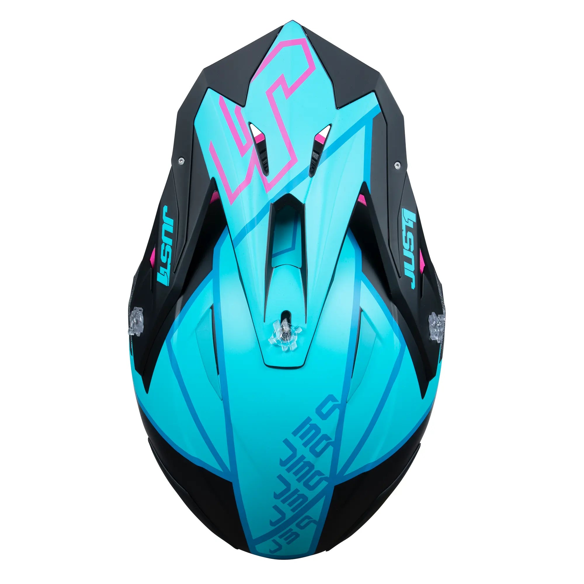 Just1 J39 Thruster Petrol Blue / Fuxia Black FREE UK Delivery, FREE 365 Day Returns | Moto Central