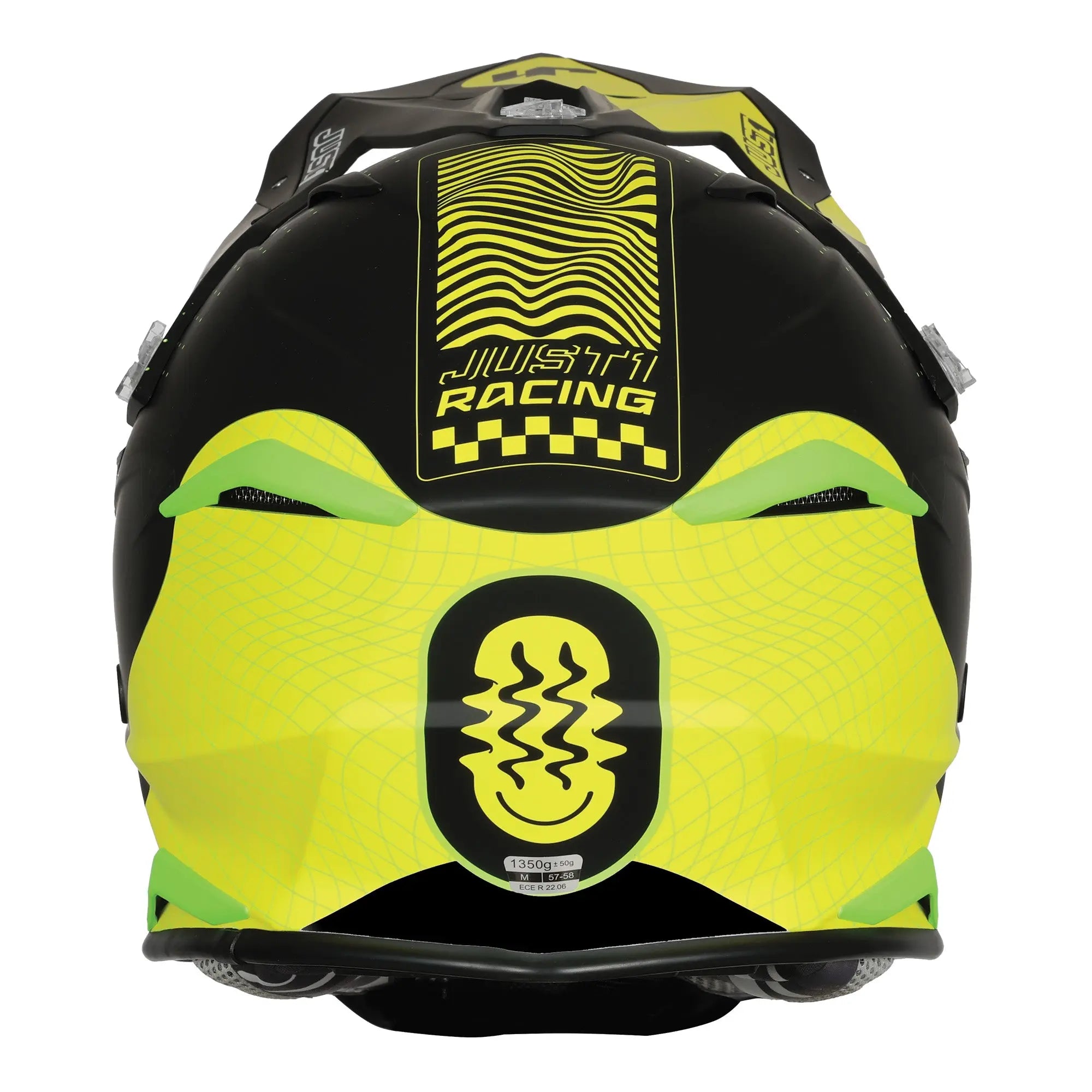 Just1 J39 Xeno Fluo Yellow / Matt Black FREE UK Delivery, FREE 365 Day Returns | Moto Central