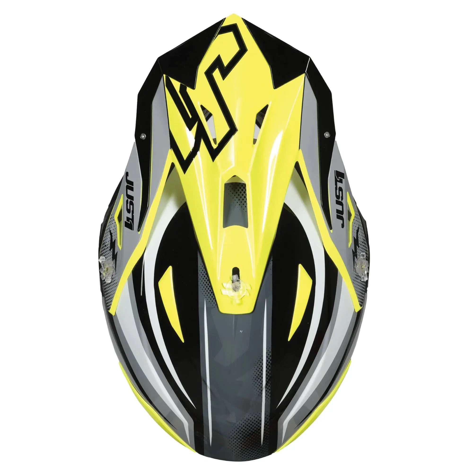 Just1 J39 Revo Grey / Fluo Yellow / Matt Black FREE UK Delivery, FREE 365 Day Returns | Moto Central