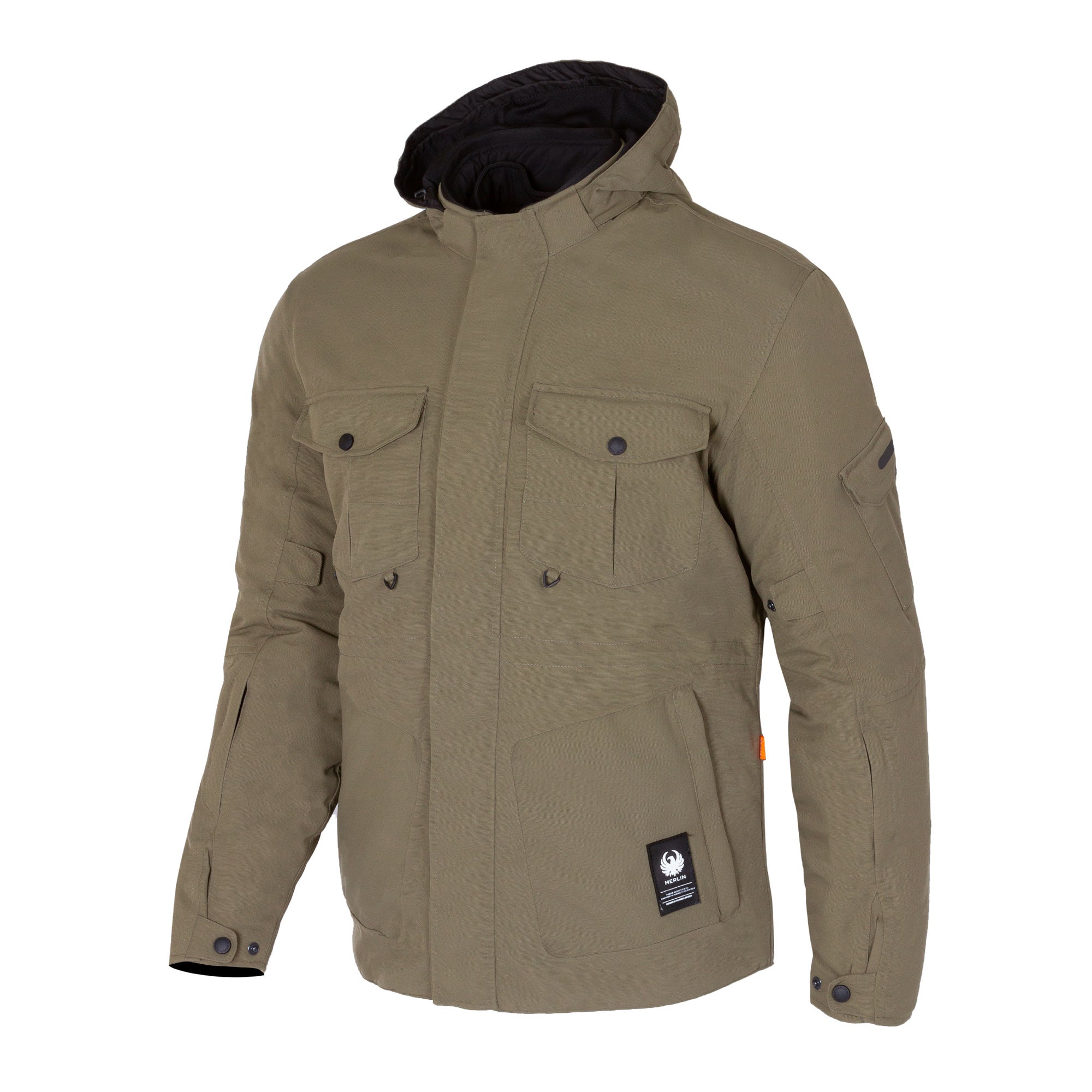 Merlin Jagger D3O Urban Utility Jacket Olive FREE UK Delivery, FREE 365 Day Returns | Moto Central