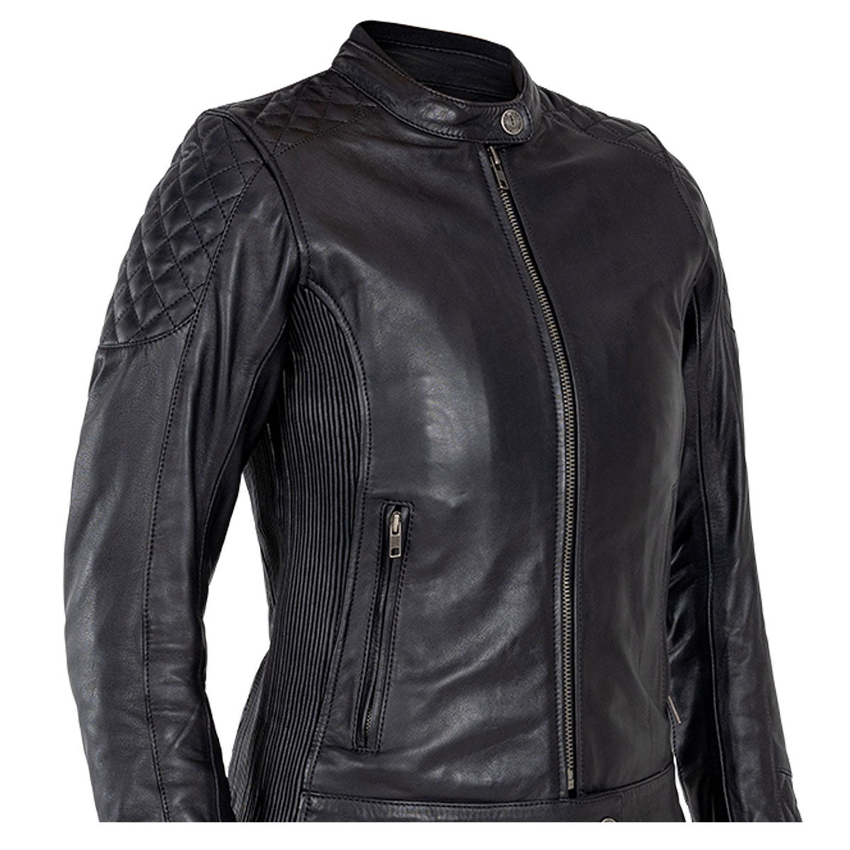 John Doe Adina Ladies Leather Jacket Black