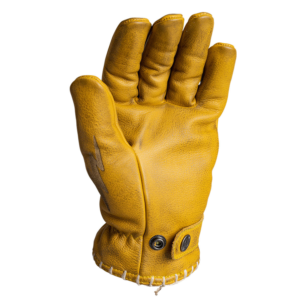 John Doe Coyote Leather Gloves Yellow / Grey
