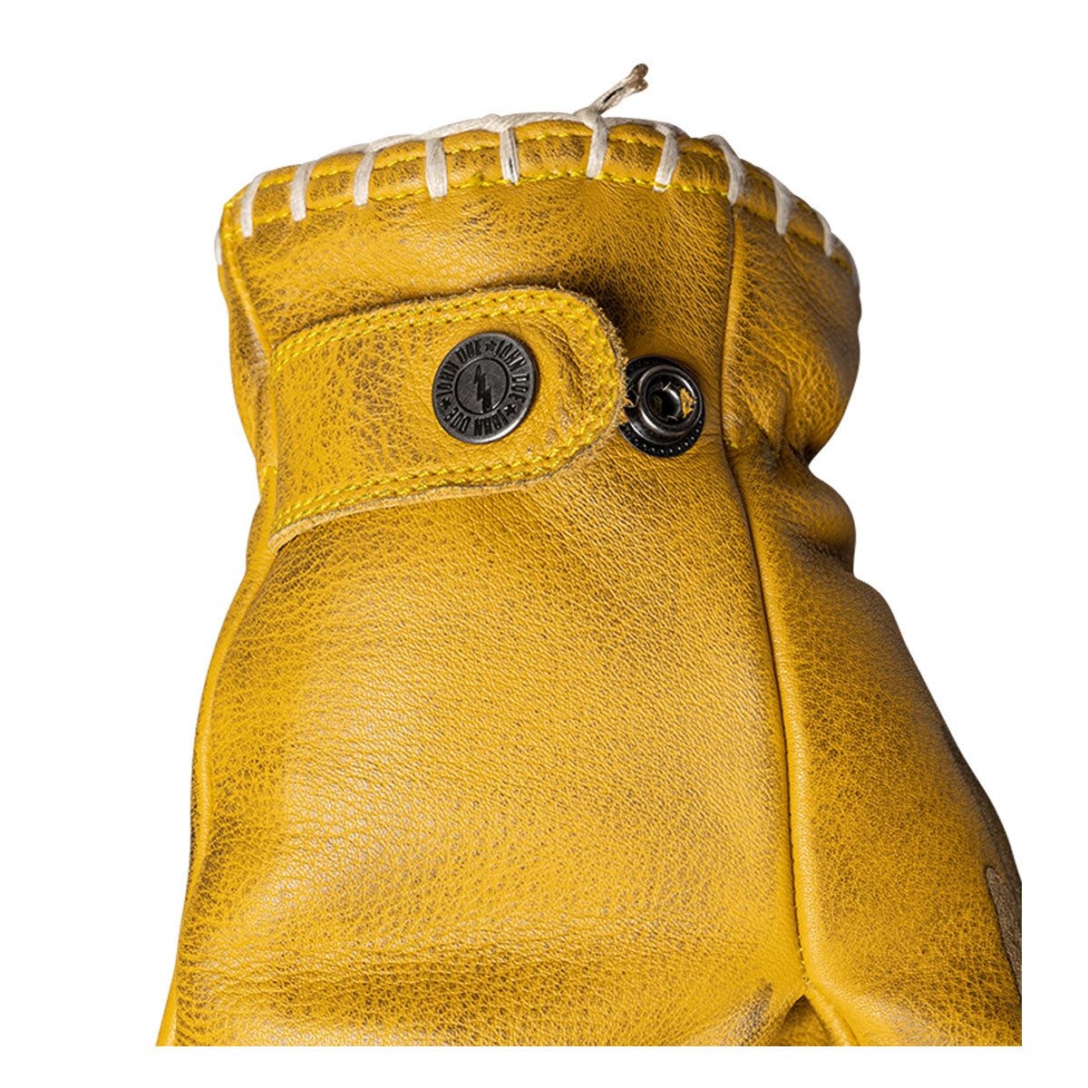John Doe Coyote Leather Gloves Yellow / Grey