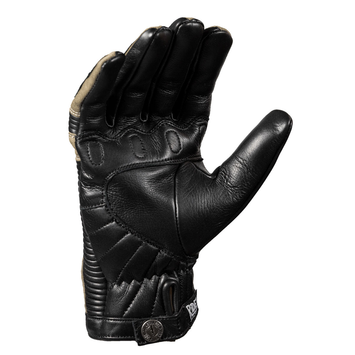 John Doe Durango Leather Gloves Black / Camel