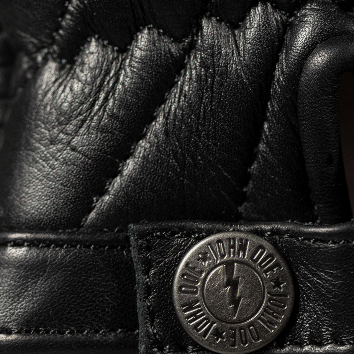 John Doe Durango Leather Gloves Black / Camel