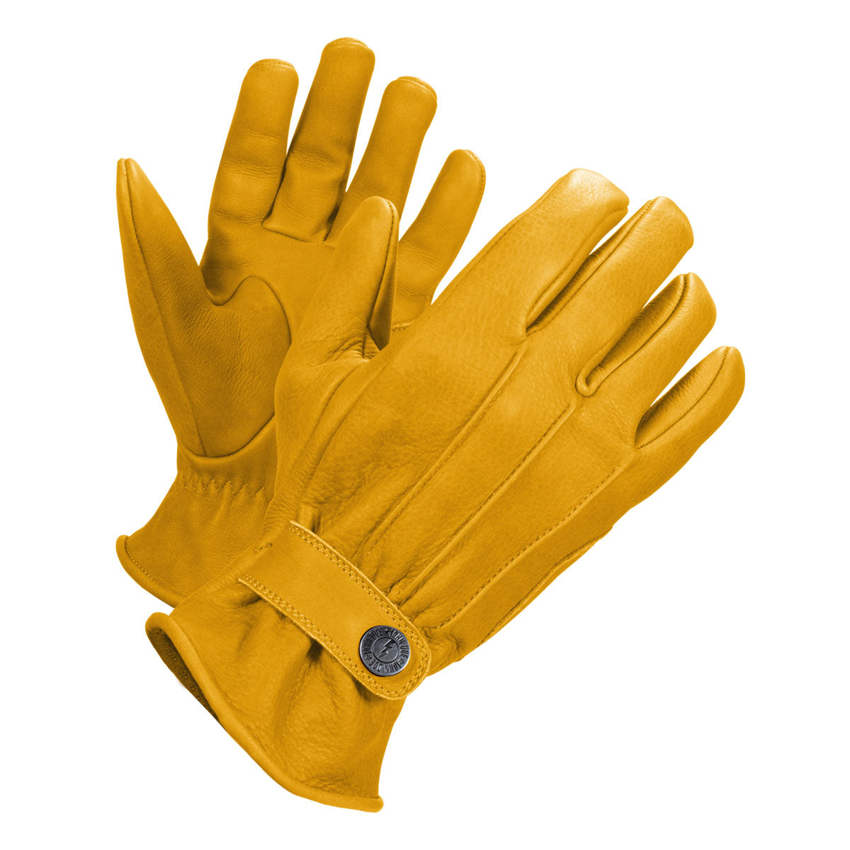 John Doe Grinder XTM Leather Gloves Yellow