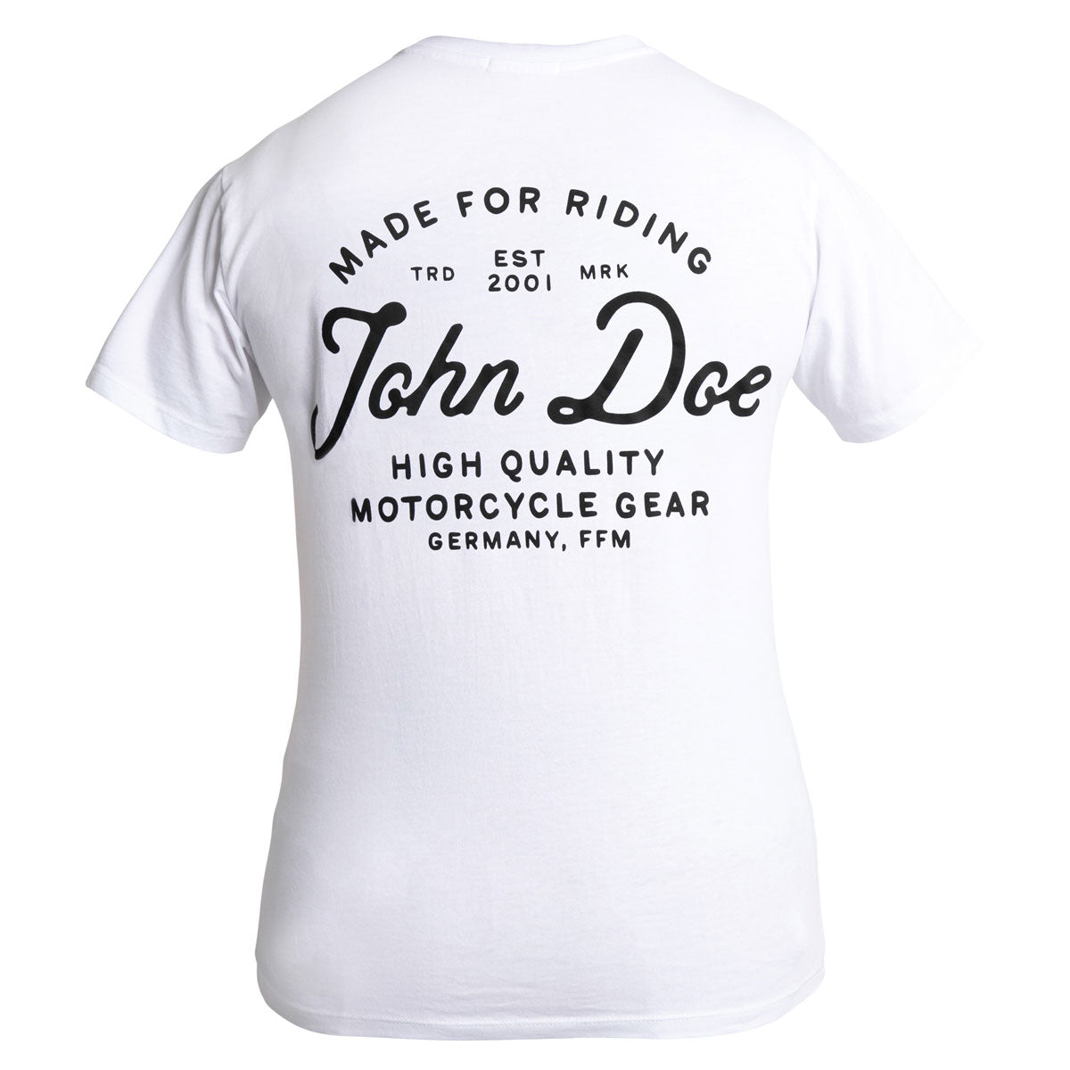 John Doe JD Lettering Ladies T-Shirt White