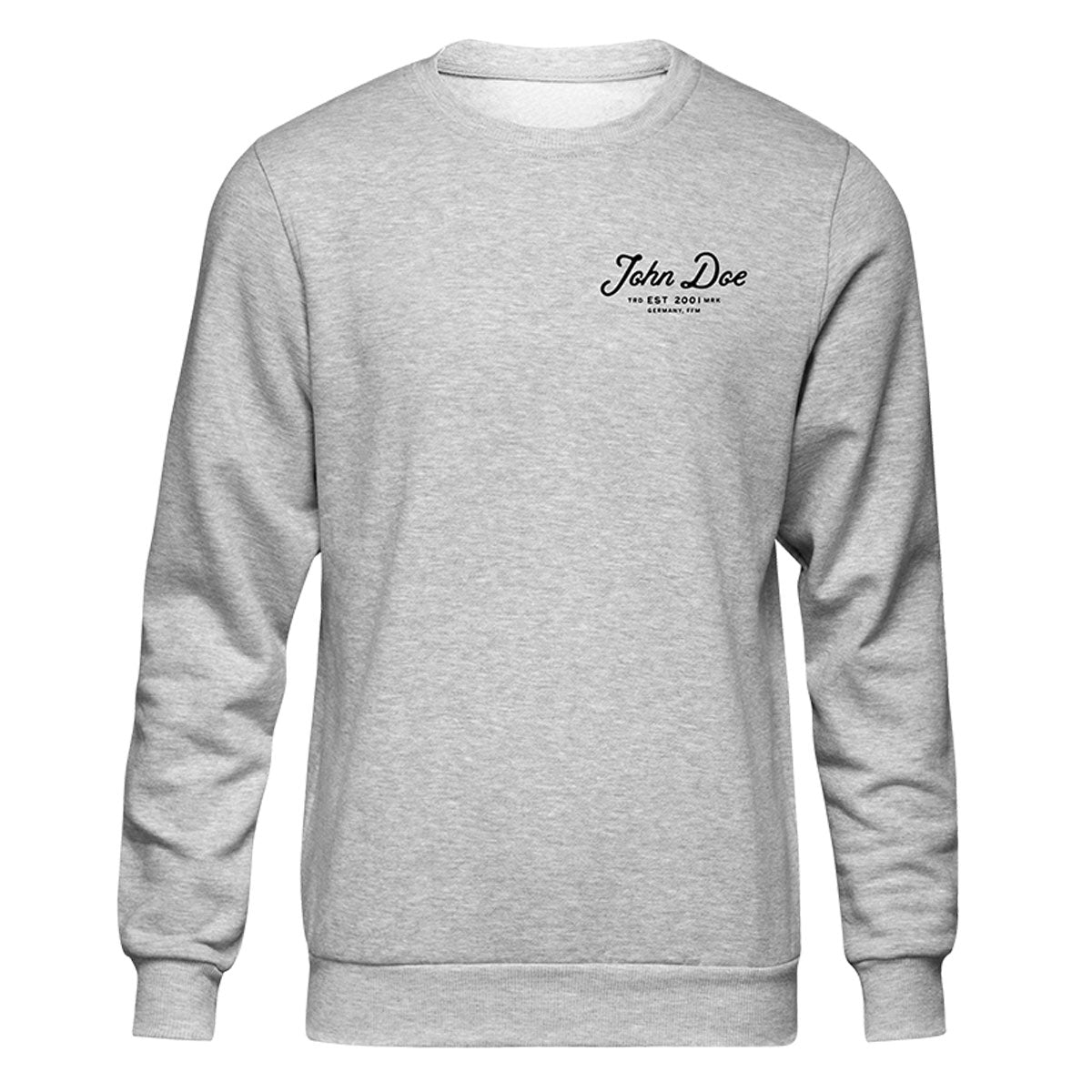 John Doe JD Lettering Sweatshirt Grey
